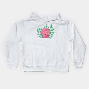 Pink d20 Kids Hoodie